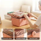 Multi-Tier First Aid Organizer – 180° Open, Child-Safe Lock 🏥📦