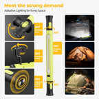 3000LM Under‑Hood Work Light Bar – Magnetic, Rechargeable, 5200mAh 🔧💡