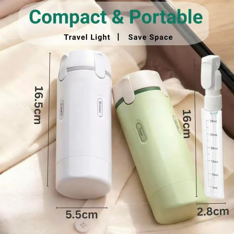 4-in-1 Travel Dispenser Bottle – Leak-Proof Silicone, Compact Toiletry Organizer