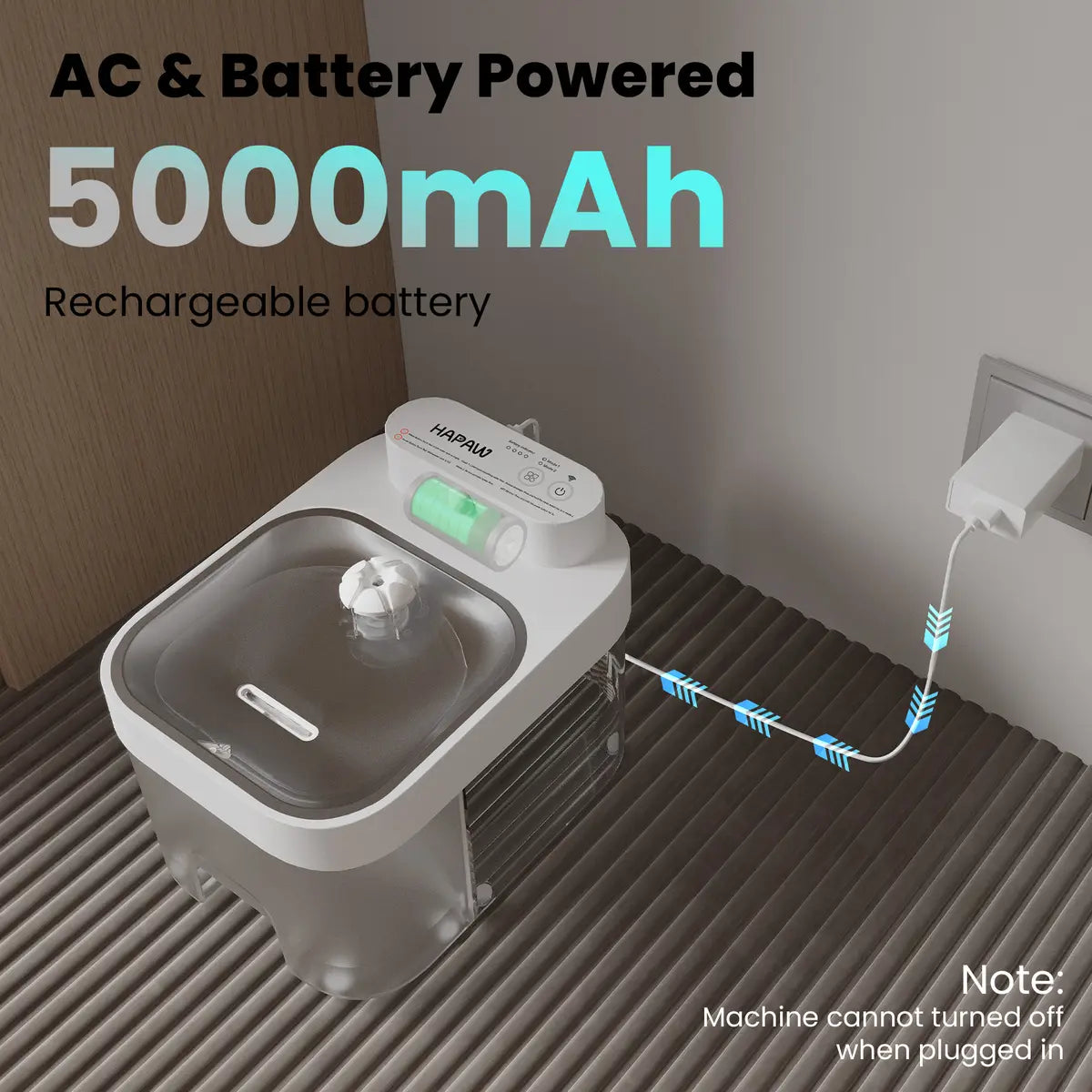 🐱🌺2026 Smart Cat Water Fountain with Wi-Fi APP Control & 5000mAh Battery