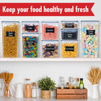 30-Pack Airtight Pantry Containers – Stackable Food Storage Set 🥫🗂️