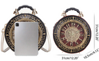 Steampunk Clock Crossbody Purse – Retro Vintage Shoulder Bag