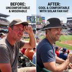 Solar Cooling Hat with Dual Fans – Wide Brim & USB Rechargeable 🌞🧢