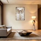 Vintage Angel Wall Art – Distressed Metal Silhouette, Weatherproof 🕊️🕯️