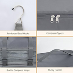 Large-Capacity Waterproof Travel Duffel – Folds Flat, Hangs Anywhere 🧳💧