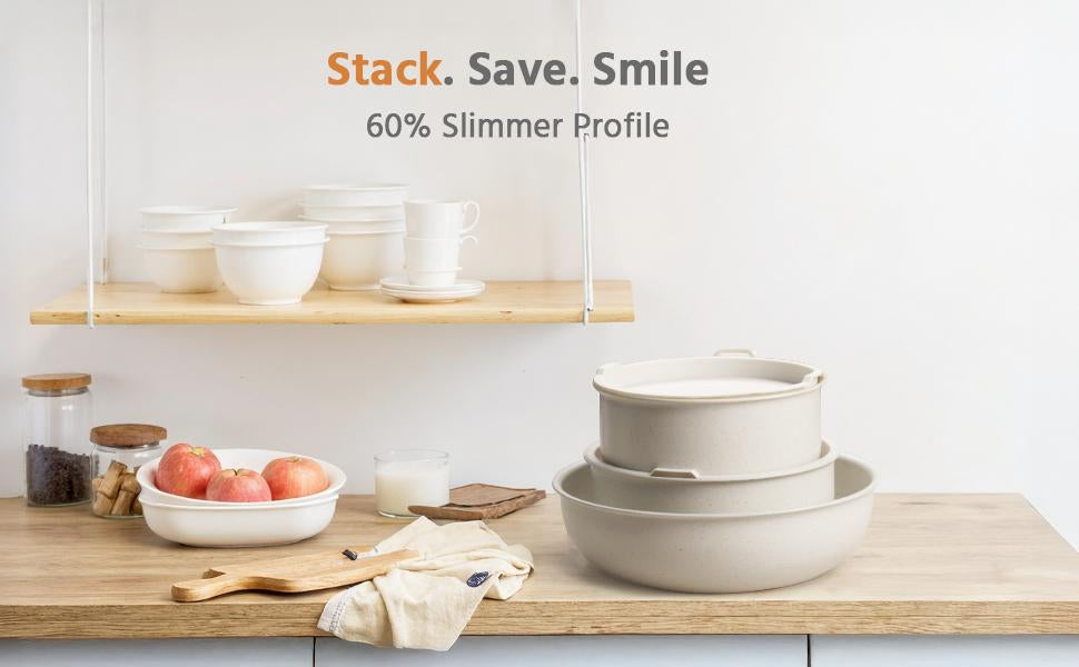 Summer Deal: 12-Piece Nonstick Pots & Pans Set with Detachable Handle - Induction, Oven & Dishwasher Safe