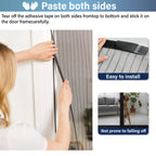 Magnetic Screen Door – Self‑Adhesive, 62″×80″, No Tools 🚪🪲🦟