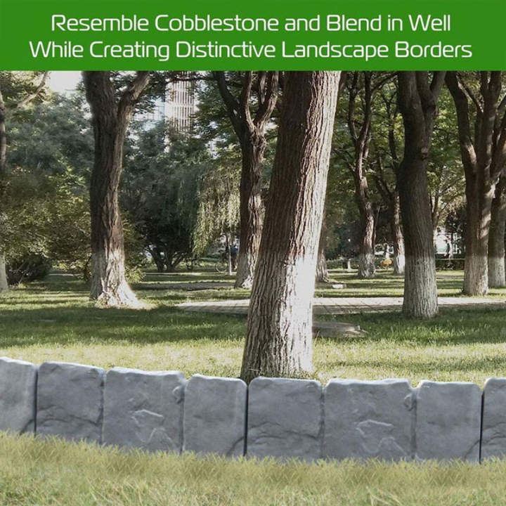 Imitation Stone Garden Edging – Flexible & Tool-Free 🌿🪨