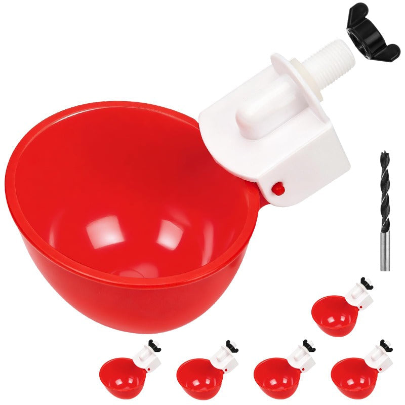 35& 50 pcs Automatic Poultry Waterer Cups – Gravity-Fed, Leak-Proof 🐔💧