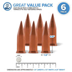 Self‑Watering Terracotta Plant Stakes – 10‑Pack Bottle Drip Spikes 🌱💧