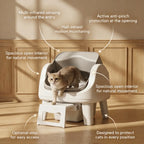 🐱Cat Gift🐱PetPivot AutoScooper 12 Lite Open Top Self Cleaning Cat Litter Box