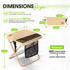 🔥⛰️[Summer Special Offer]Camdoor Ultra-Light Foldable Stool
