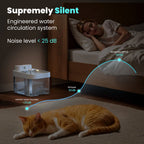 🐱🌺2026 Smart Cat Water Fountain with Wi-Fi APP Control & 5000mAh Battery