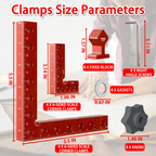90° Corner Clamp Set – Aluminum Alloy Right Angle Clamps 📐🔩