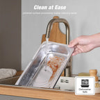 9QT Chafing Dish Set – Foldable Stainless Steel Buffet Warmer with Full or Multi-Size Pans