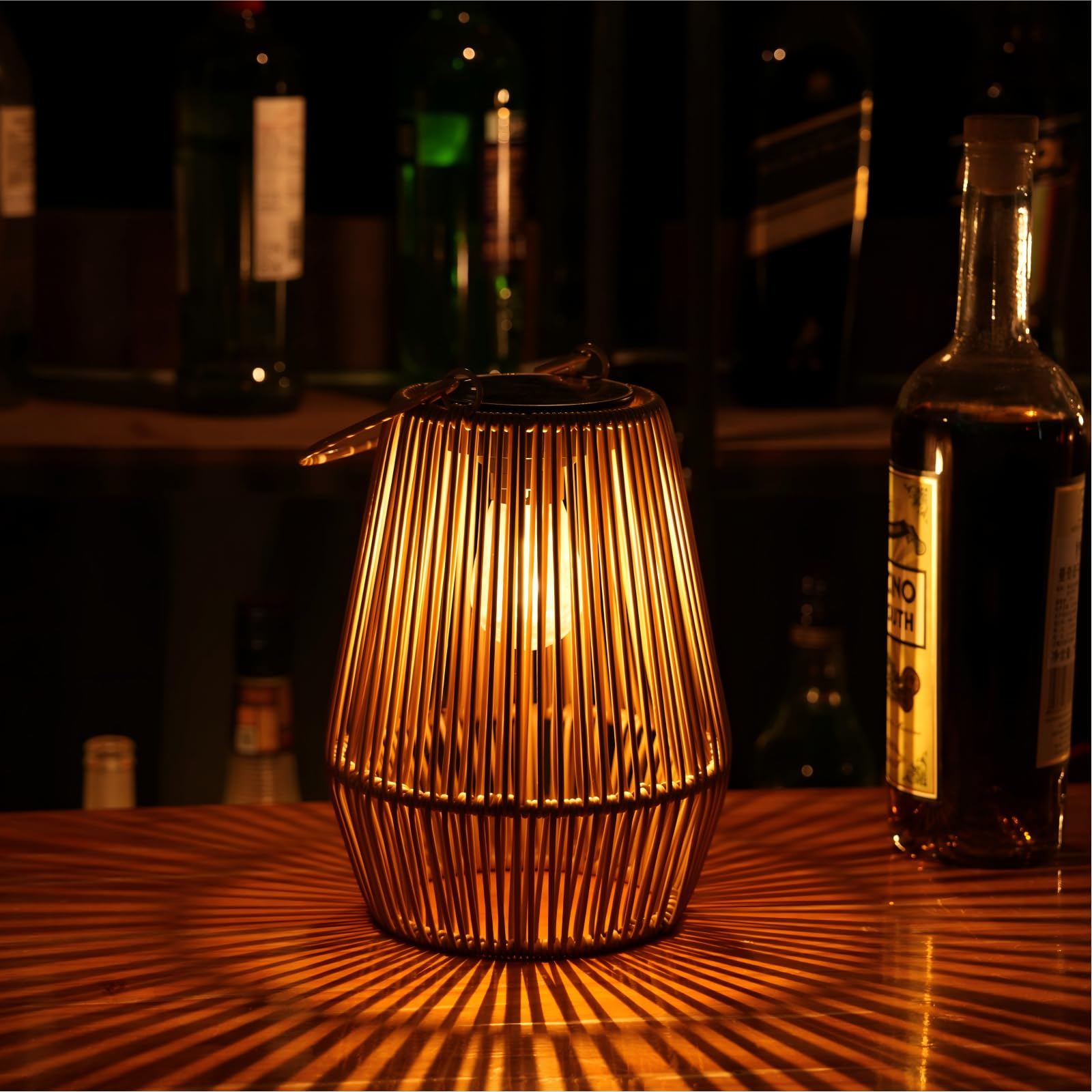 Handwoven Rattan Solar Lanterns – 2700K Warm Glow, IP65 Waterproof 🏮🌿