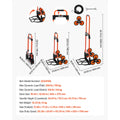Stair Climbing Cart – 260 lb Capacity, Foldable with Telescoping Handle & 6 Mute Wheels