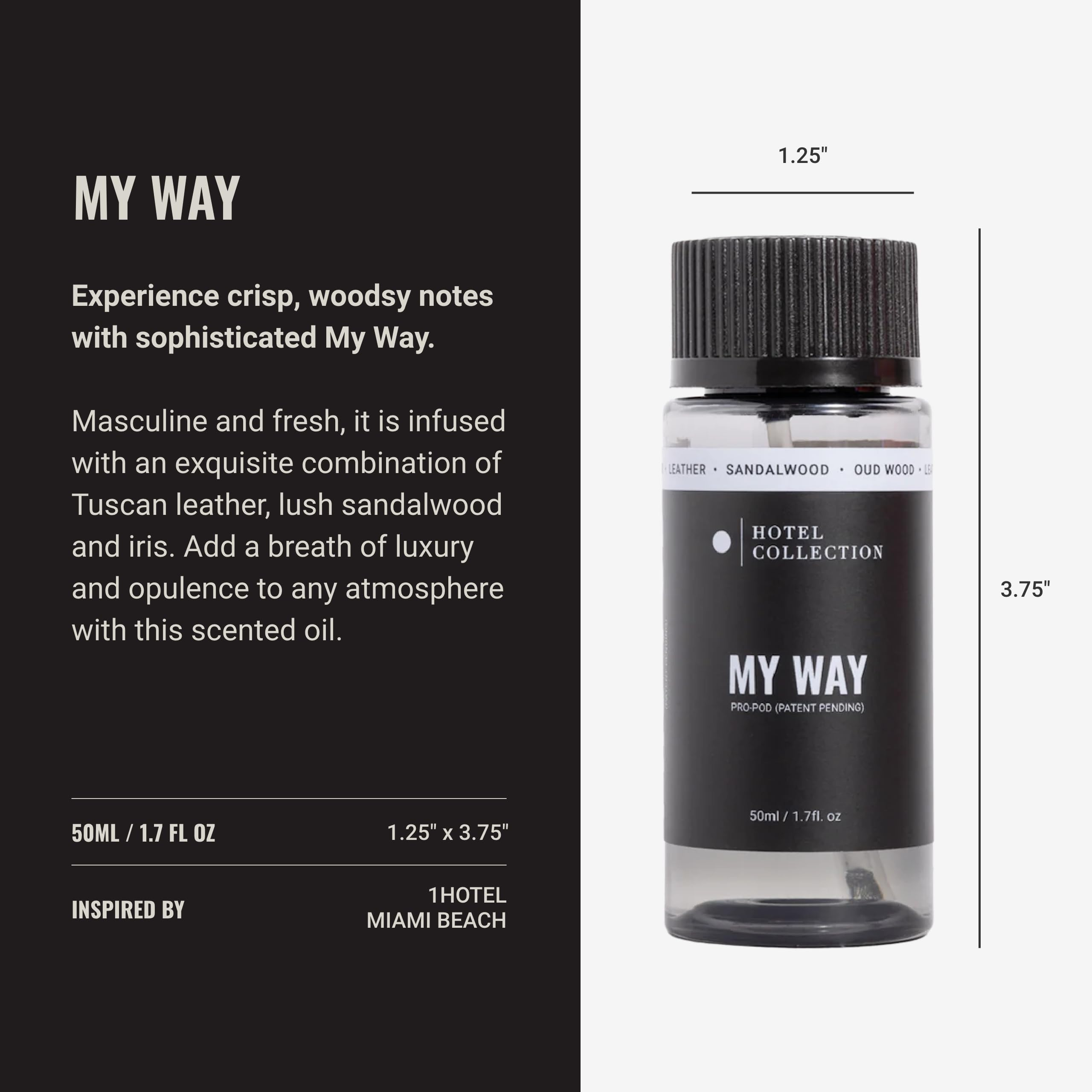 💮Hotel Collection Scent Diffuser Kit – 1 Oil Covers 600 Sq Ft, 50mL