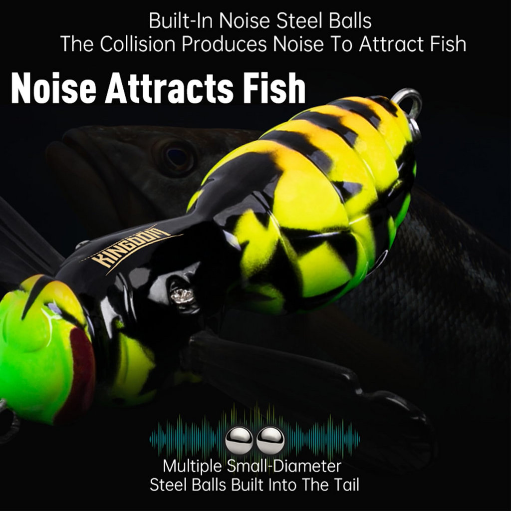 🎣Outdoor Gifts🚣Wasp Crawl Bait – Bionic Floating Fishing Lure for Bass, Carp, Pike, Saltwater & Freshwater