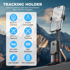 Auto Tracking Tripod with Gesture Control – 360° Rotating Phone Stand for Vlog & Live Streaming