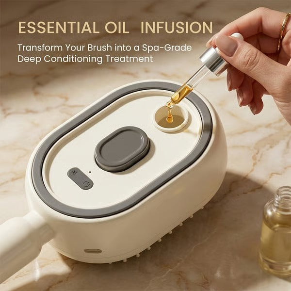 Electric Spray Air Cushion Massage Comb – Nano Mist &Scalp Care 💇♀️✨