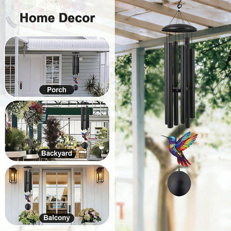 Vintage Aluminum Wind Chimes – Soothing Melodies, Weather-Resistant 🎐🌿