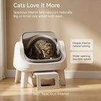🐱Cat Gift🐱PetPivot AutoScooper 12 Lite Open Top Self Cleaning Cat Litter Box