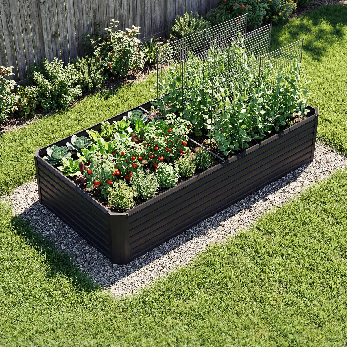 Raised Garden Bed Kit (with Gloves & Tension Bar)   🌱🛠️