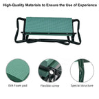 Garden Kneeler & Seat – EVA Foam Pad, Steel Frame, Tool Bags Included 🪴