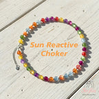 Magic Sun Choker – UV-Reactive Rainbow Beads for Indoor &amp; Outdoor Wear 🌞📿