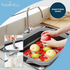Collapsible BBQ Prep Tub with Cutting Board Lid – Foldable &Portable 🍖🧊