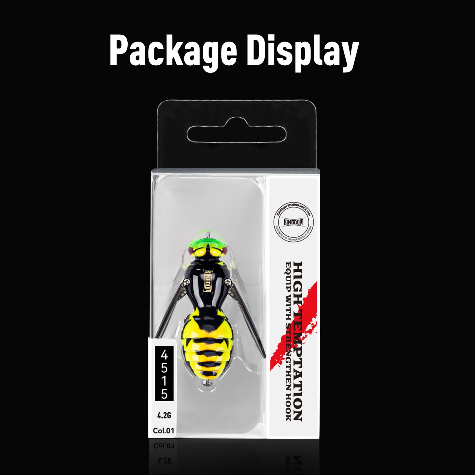 🎣Outdoor Gifts🚣Wasp Crawl Bait – Bionic Floating Fishing Lure for Bass, Carp, Pike, Saltwater & Freshwater