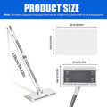 Disposable Mop, Hands-Free Floor Mop with Clamp, Dry Wet Use Dust Mop for Hardwood & Tile
