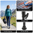 ⛰️Limited-time 50% discount⏰Foldable Height-Adjustable Camping Table with Storage Bag