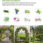 7.9ft Metal Pergola Arch – Freestyle Garden Trellis for Climbing Plants, Wedding & Outdoor Decor