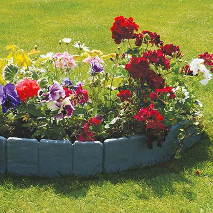 Imitation Stone Garden Edging – Flexible & Tool-Free 🌿🪨
