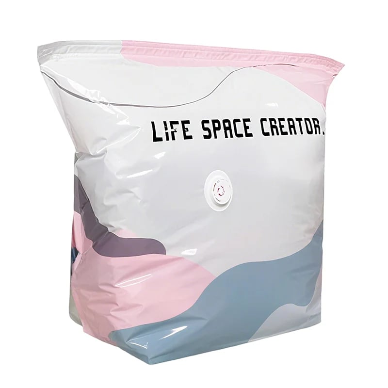 No‑Pump Vacuum Storage Bags – 3‑Second Compression, 80% Space Saved 🧳💨