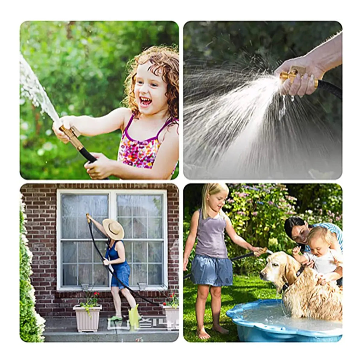 Expandable Garden Hose 75/100/150FT – 4-Layer Latex Core & Brass Fittings 🌱🚿
