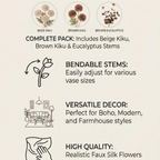Real-Touch Silk Mum Stems – Hyper-Realistic Fall Florals 🌼🍂
