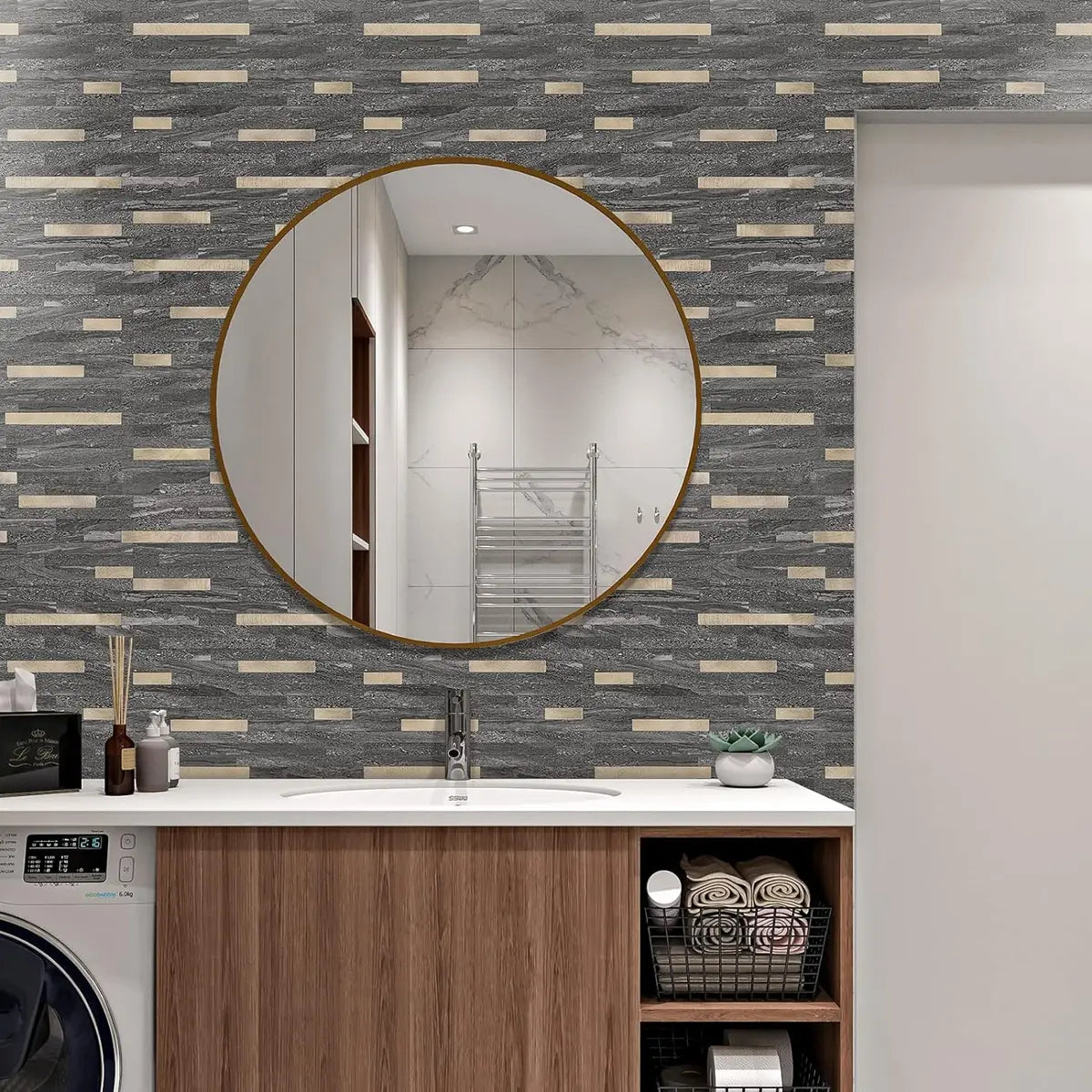 Peel &Stick Backsplash Tiles – Waterproof, 20‑Piece Kit 🧱✨
