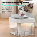 🐱🌺2026 Smart Cat Water Fountain with Wi-Fi APP Control & 5000mAh Battery