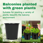 Injection-Molded Nursery Pots – Durable &Weatherproof 🪴⚫