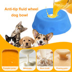 🐕Essential for pet ownership🐕3-in-1 Suction Slow Feeder Dog Bowl, No-Spill Licking Mat with Built-in Treat Ball & Cleaning Brush