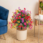 🌺Mother's day gift🌺🔥Artificial Violet Rose Bushes – UV-Resistant Outdoor Decor, No Watering Needed