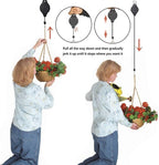 Retractable Pulley Plant Hanger – Easy Lift for 10kg Baskets 🌿🪂