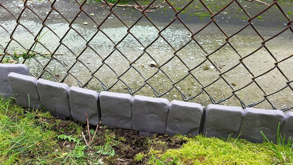 Imitation Stone Garden Edging – Flexible & Tool-Free 🌿🪨