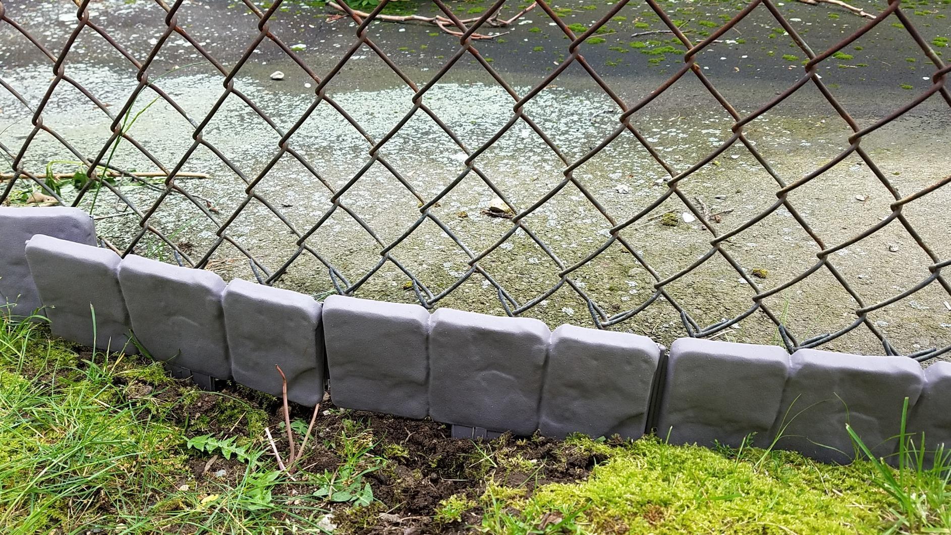 Imitation Stone Garden Edging – Flexible & Tool-Free 🌿🪨