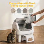 🐱Cat Gift🐱PetPivot AutoScooper 12 Lite Open Top Self Cleaning Cat Litter Box