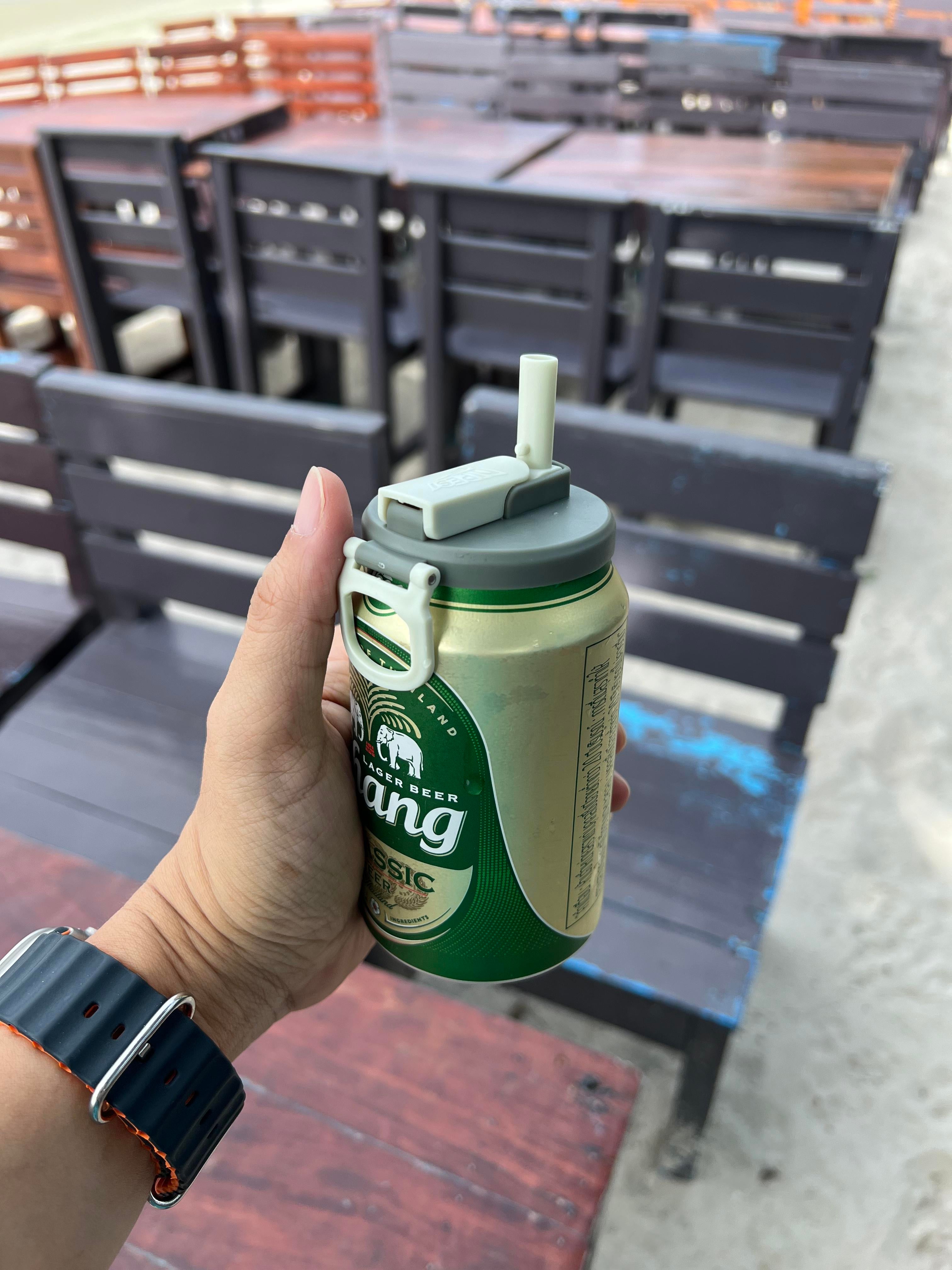 Silicone Soda Can Covers – 6-Pack with Straws 🥤✨