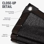 Sun Shade Net – 70-90% UV Block, Reinforced Grommets ☀️🏘️